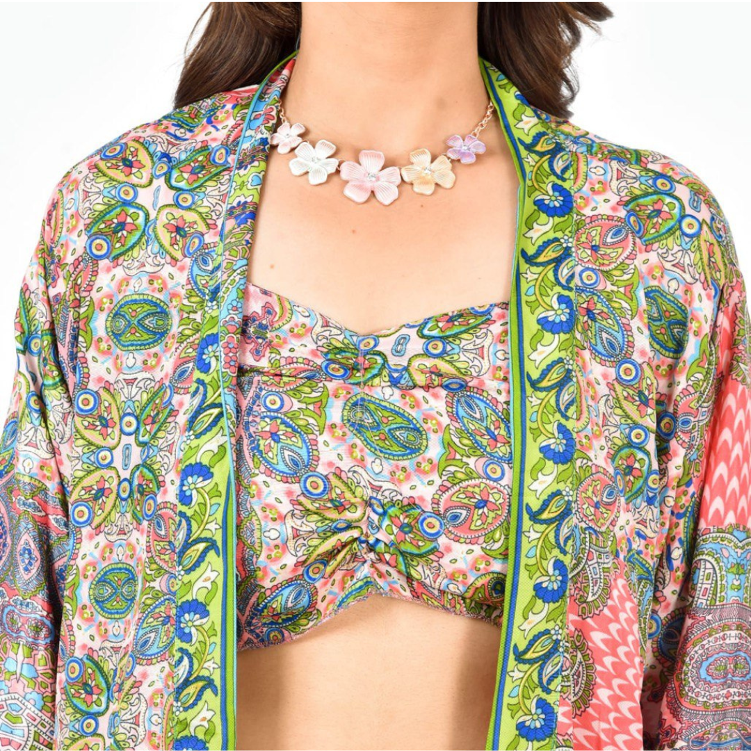 5-Flora chain necklace
