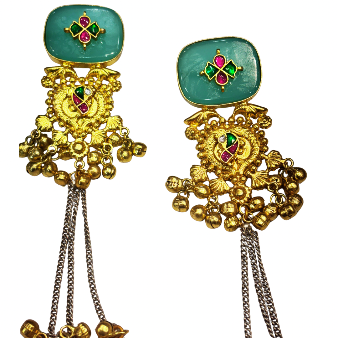 TQ Hayat Kashmiri earrings