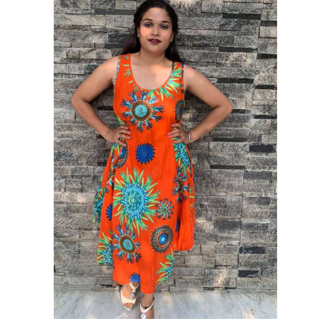 RENBOW ORANGE DRESS
