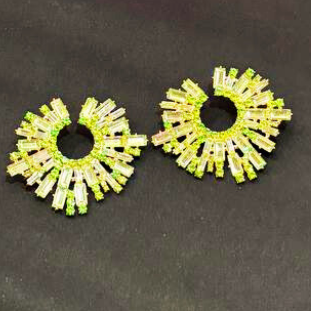 LALA GREEN EARRINGS