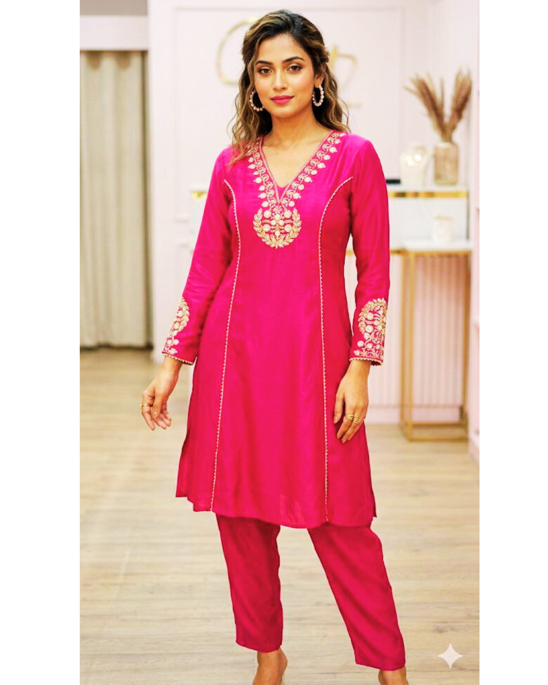 Magenta zubera suit