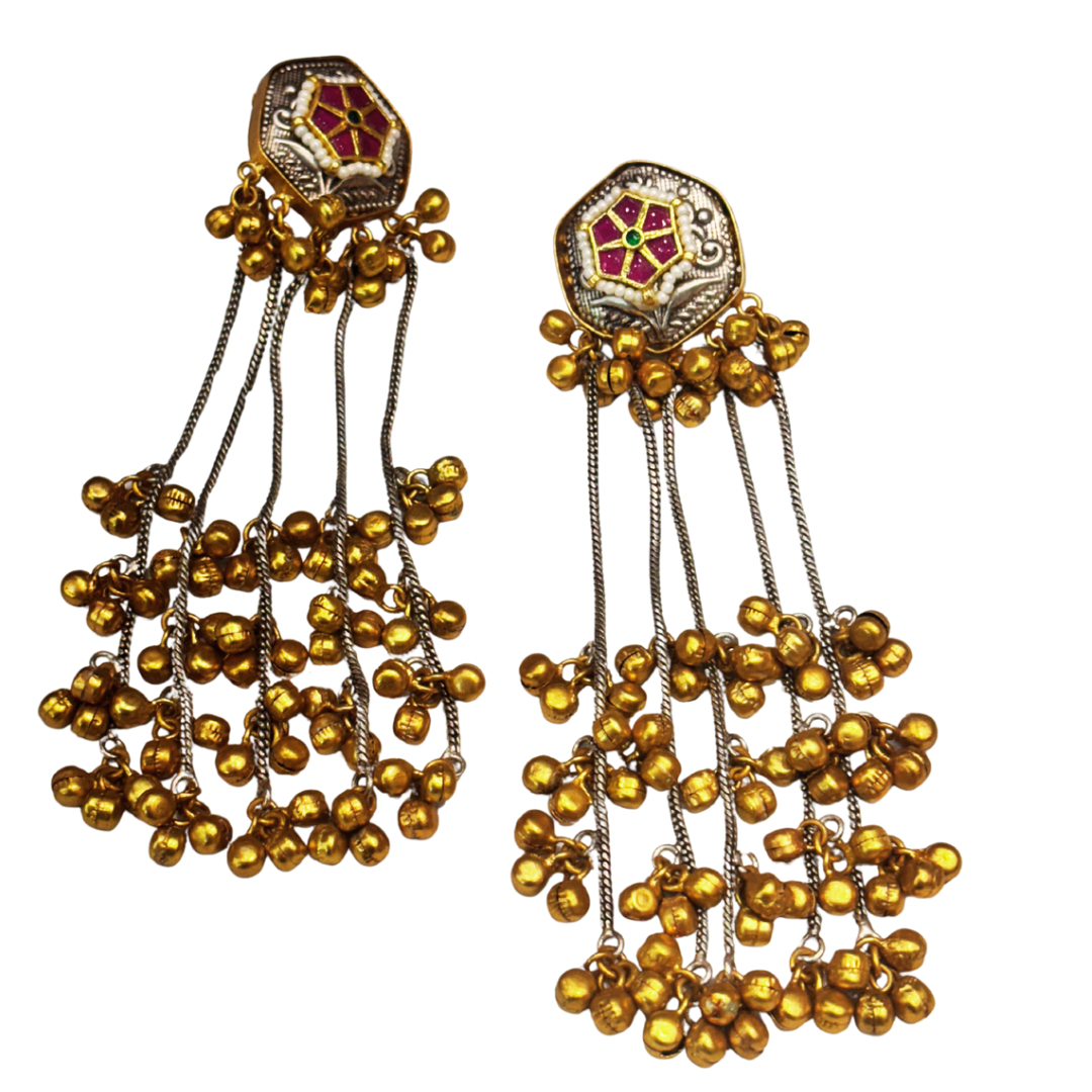 R noori Kashmiri earrings