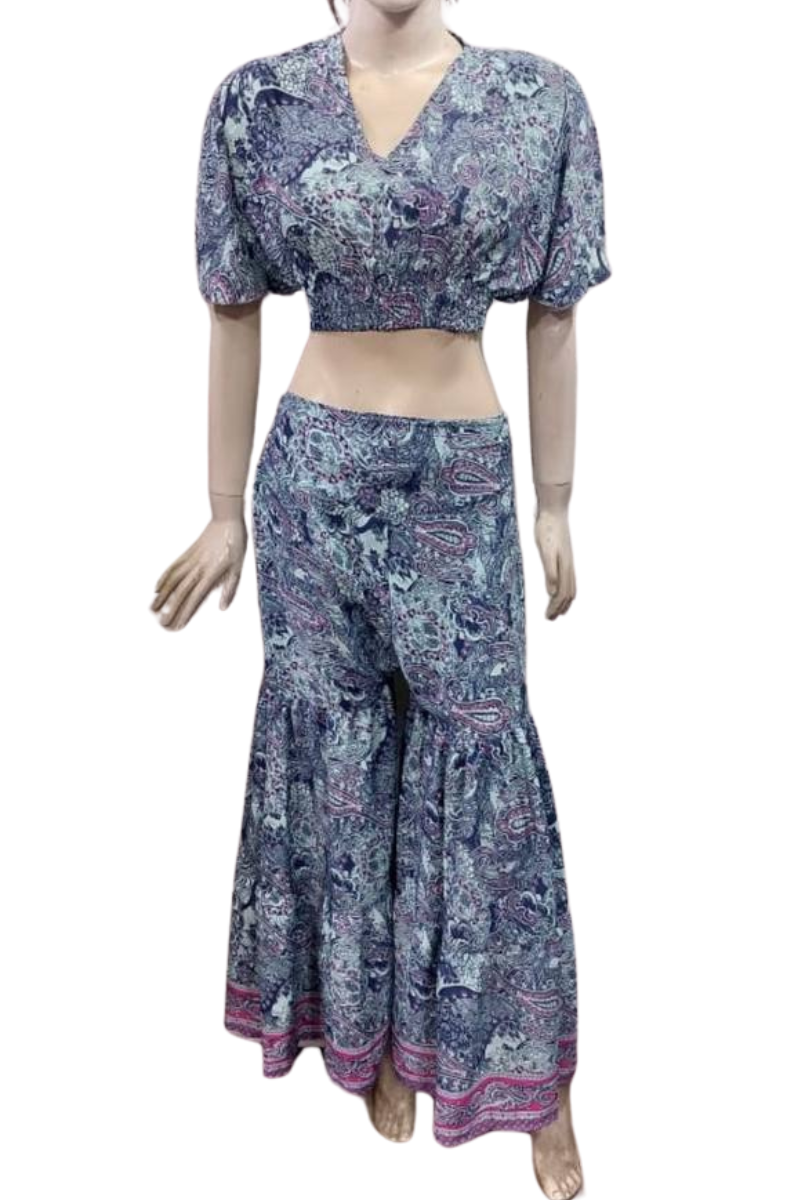 KYLIE CAROLINA SHARARA CO-ORD SET