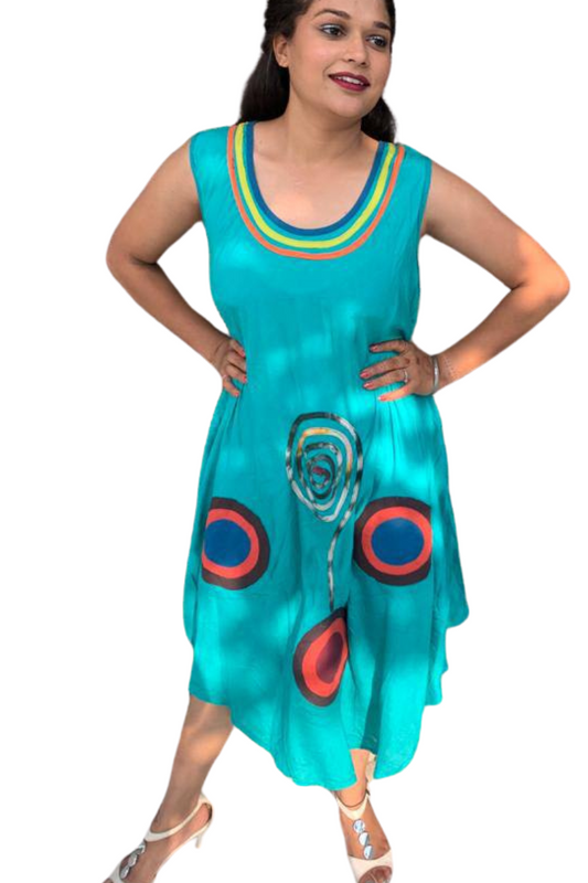 RENBOW TURQUOISE DRESS