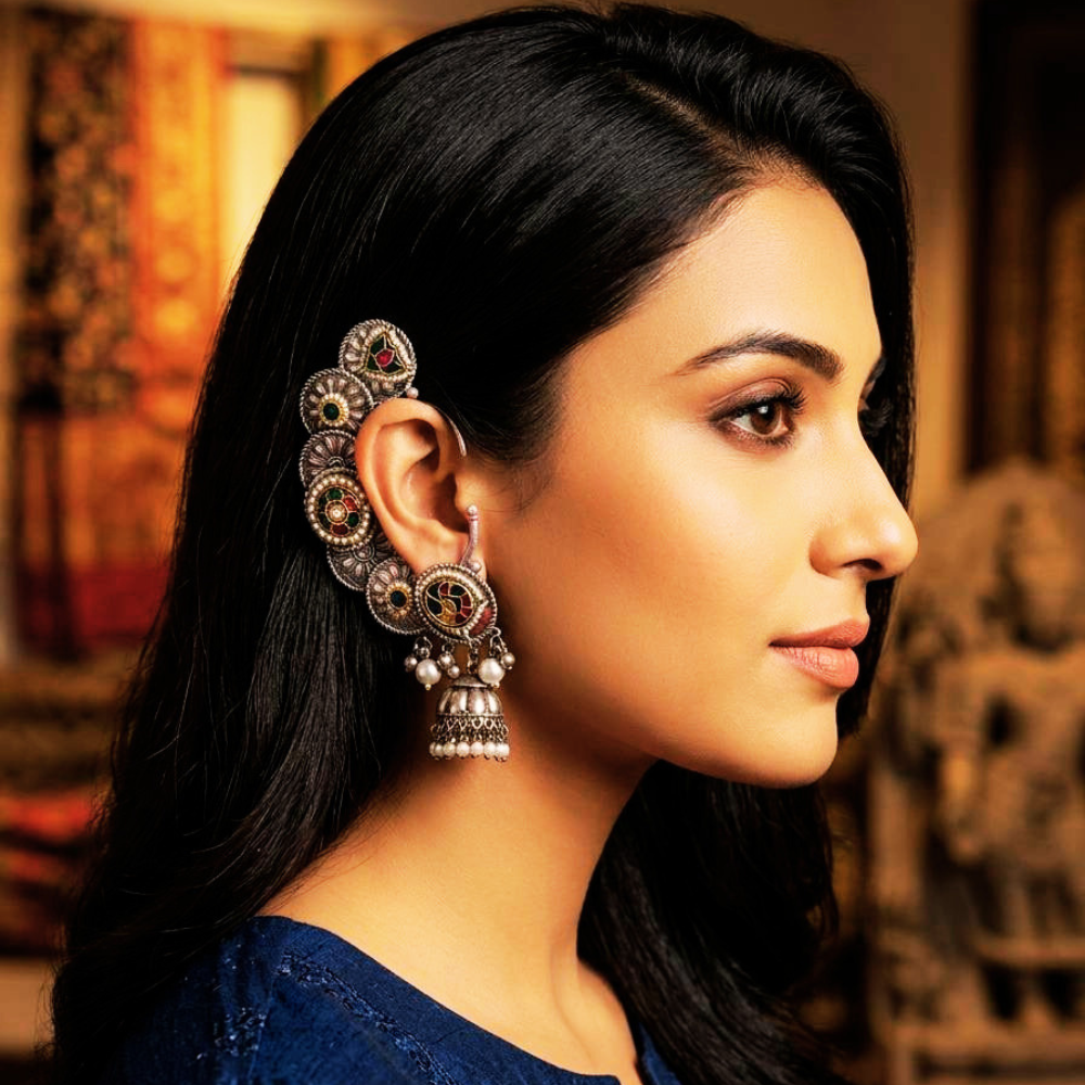 Shazini cuff earrings