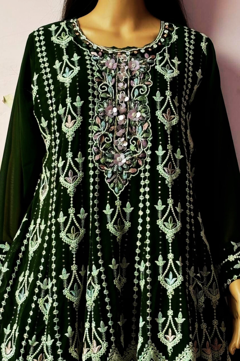 Green maryam suit