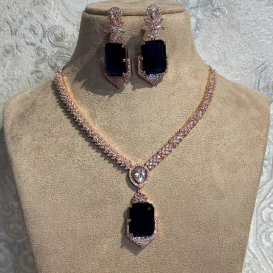 ROOHI BLUE(RG) JEWELLERY SET