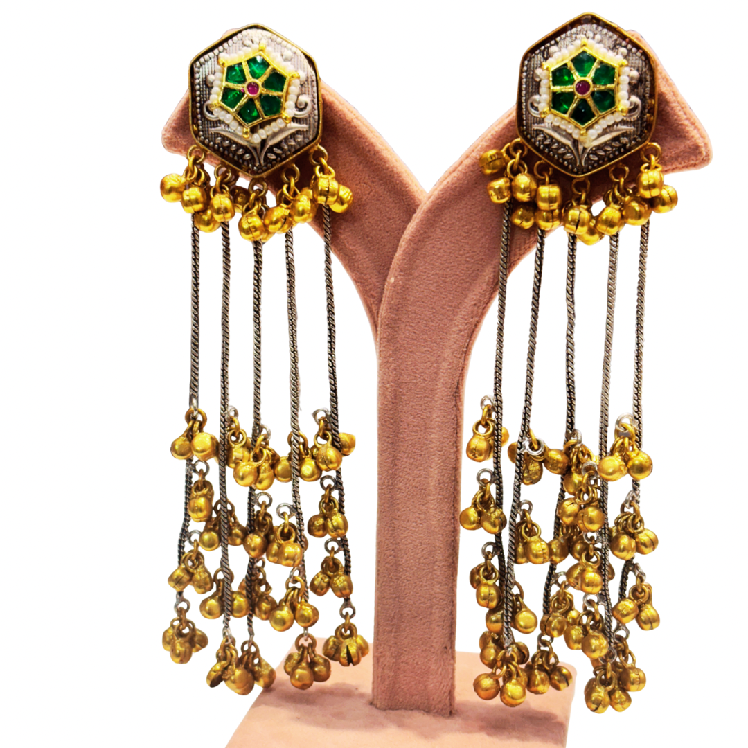Em noori Kashmiri earrings