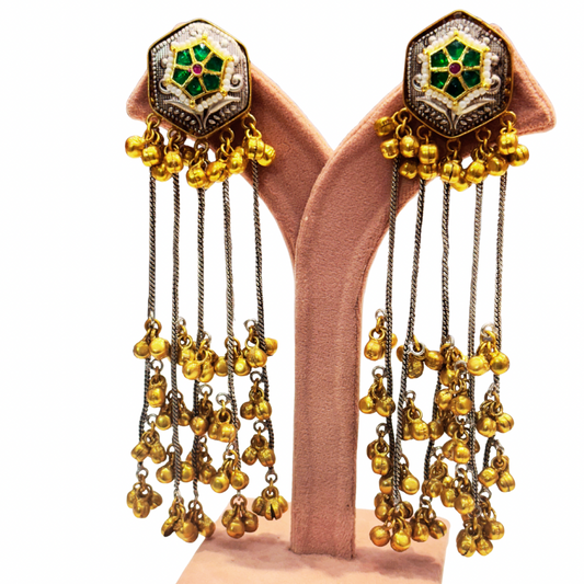Em noori Kashmiri earrings