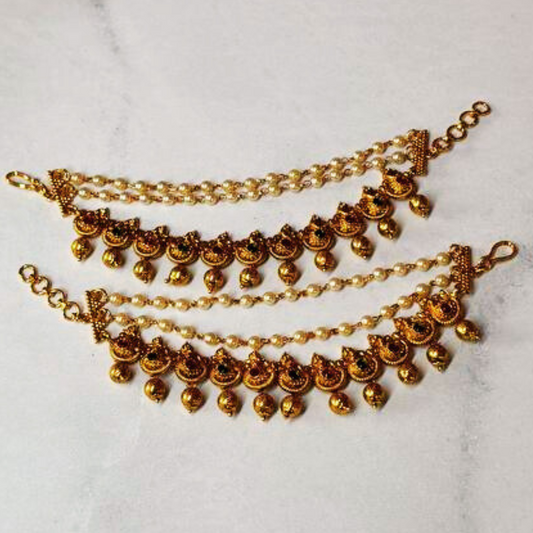 JUHI GOLDEN EAR CHAIN