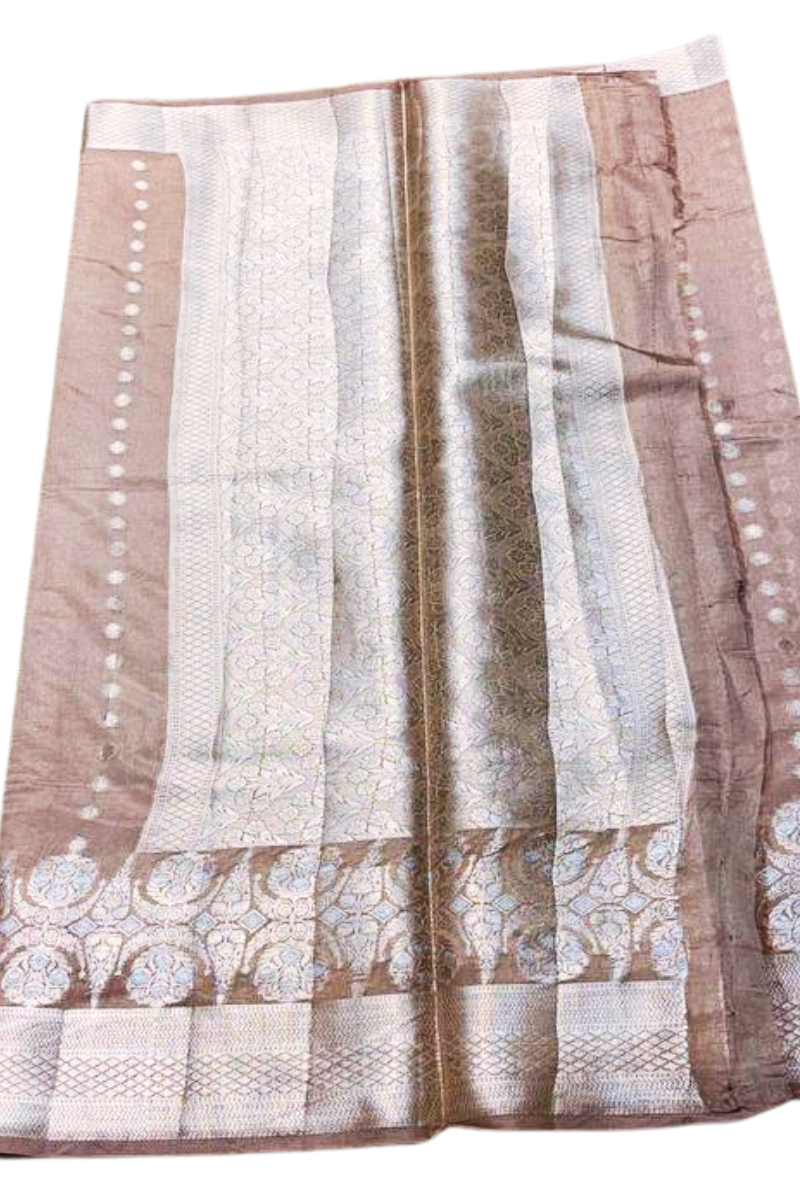 Ahilya bronze banarasi saree