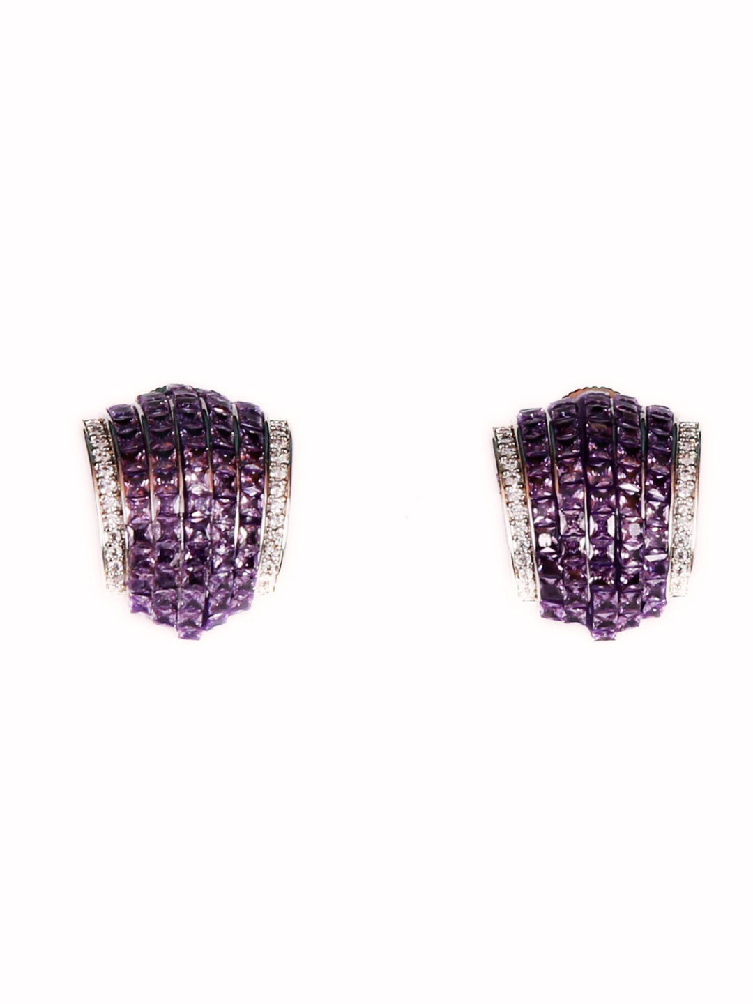 Sharon CZ dangler earrings