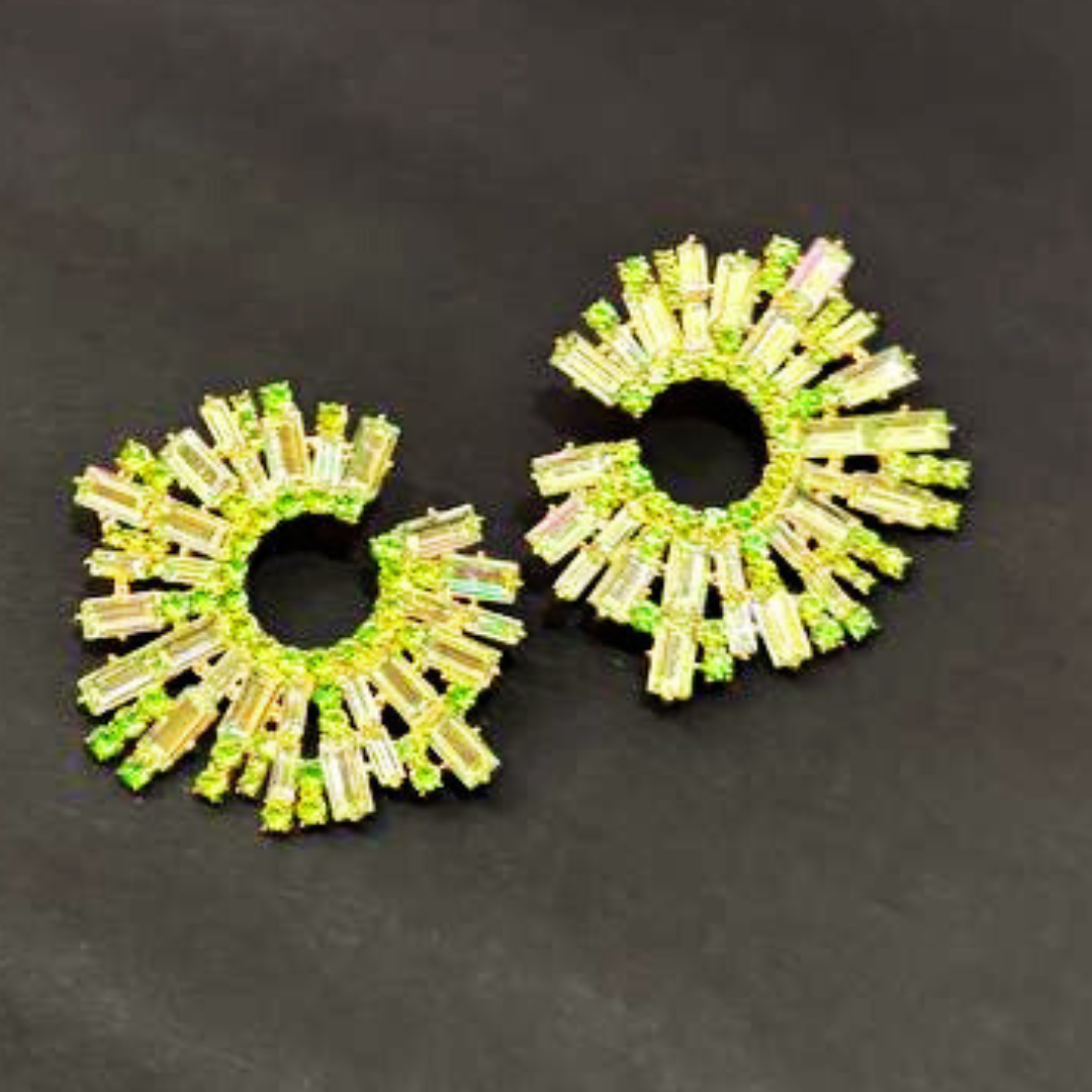 LALA GREEN EARRINGS