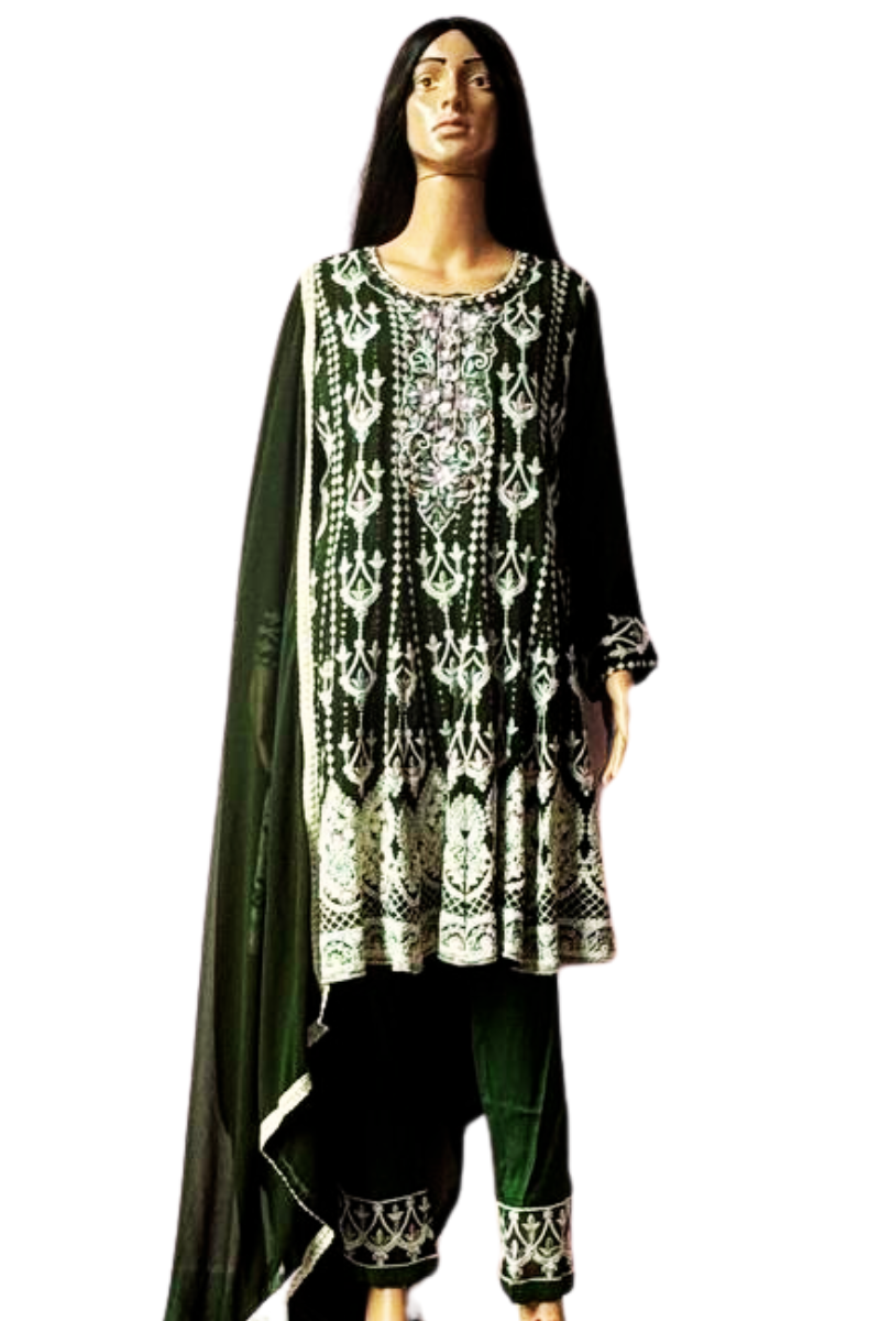 Green maryam suit