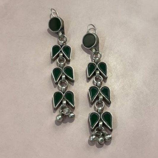 LAHINA EMERALD AFGHANI EARRINGS