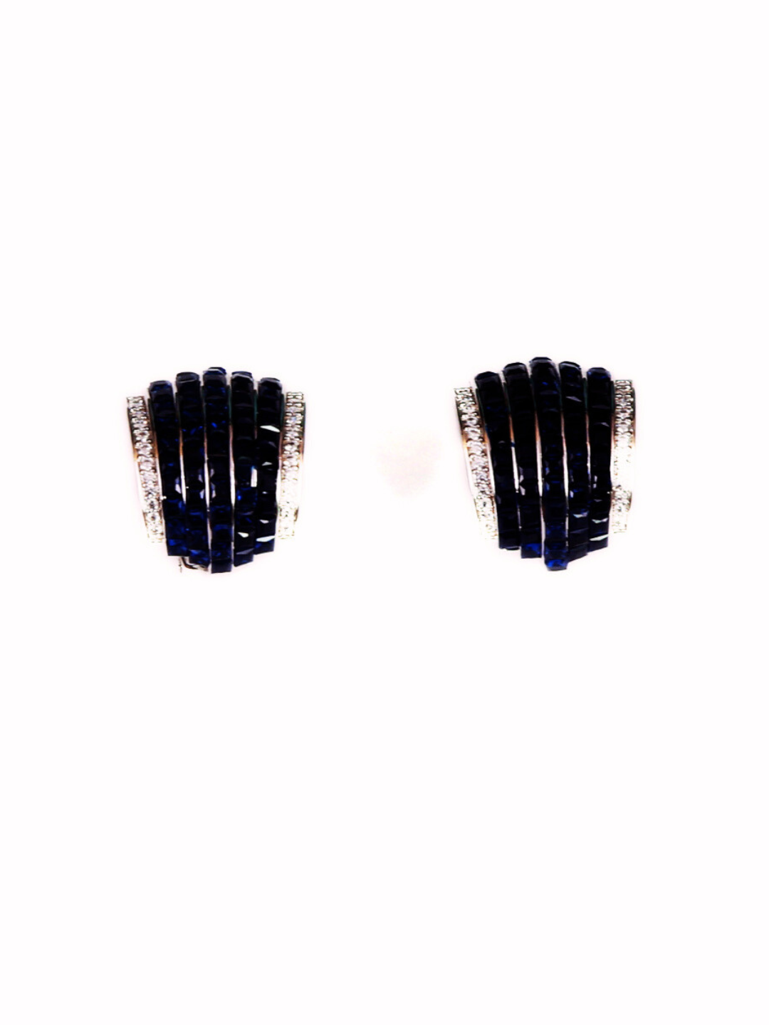 Sharon CZ dangler earrings