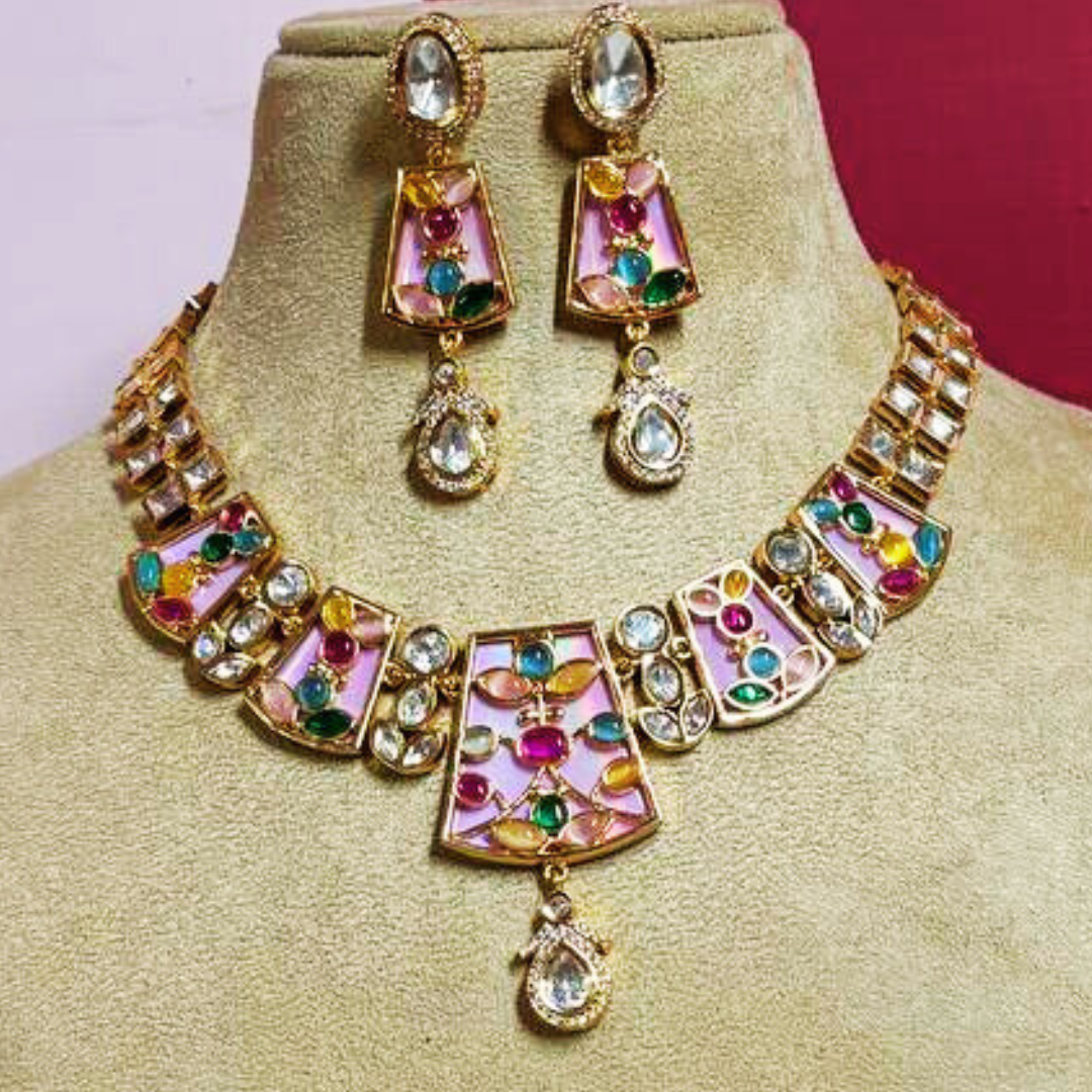 Husan moisanite jewellery set