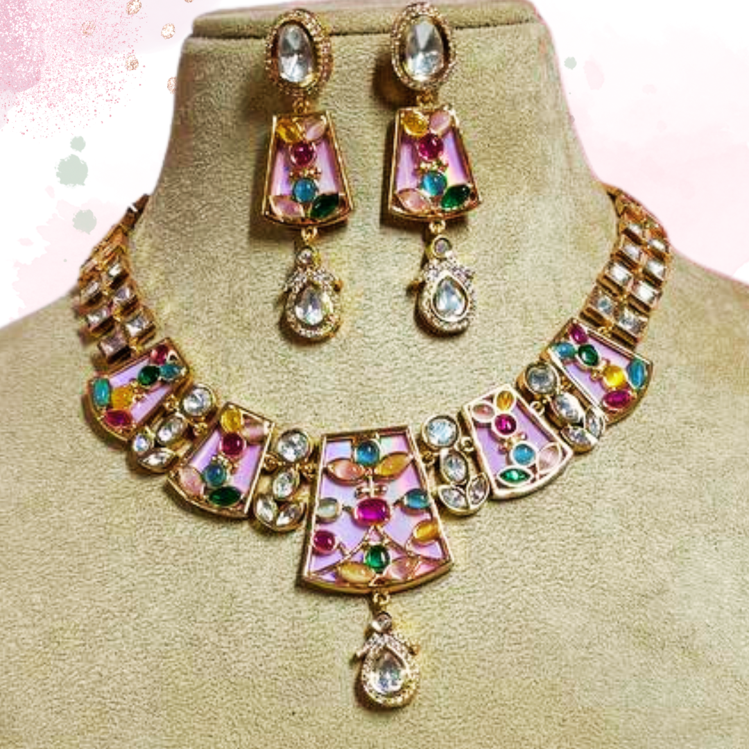 Husan moisanite jewellery set