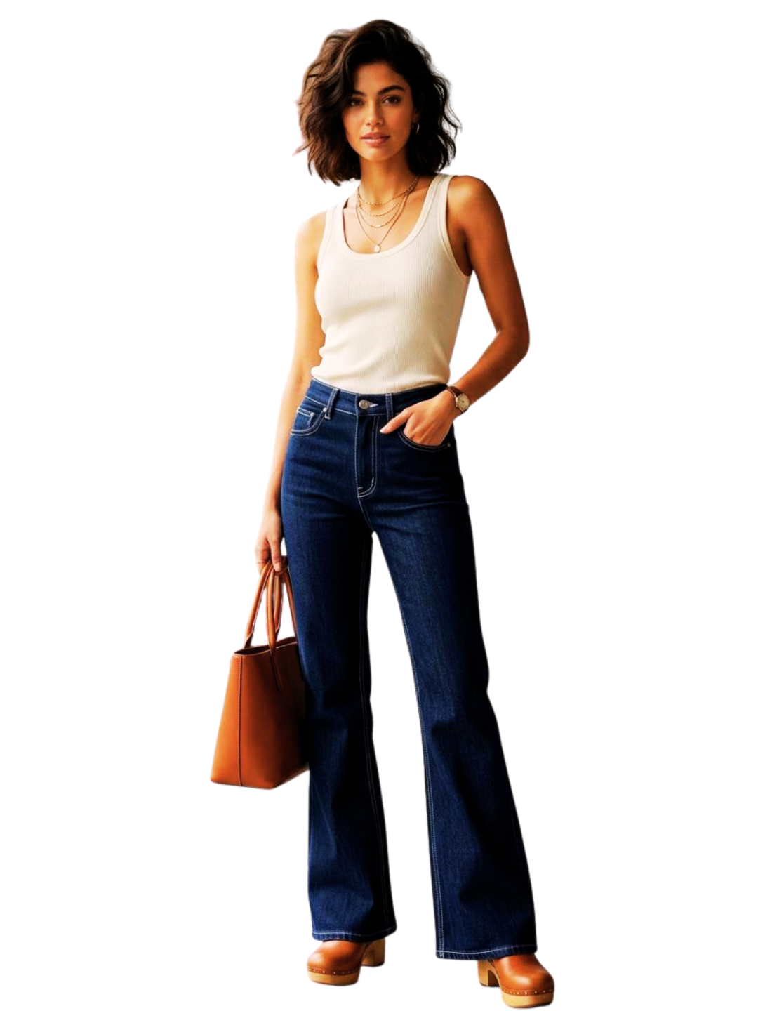 Jerry navy  blue bootcut jeans