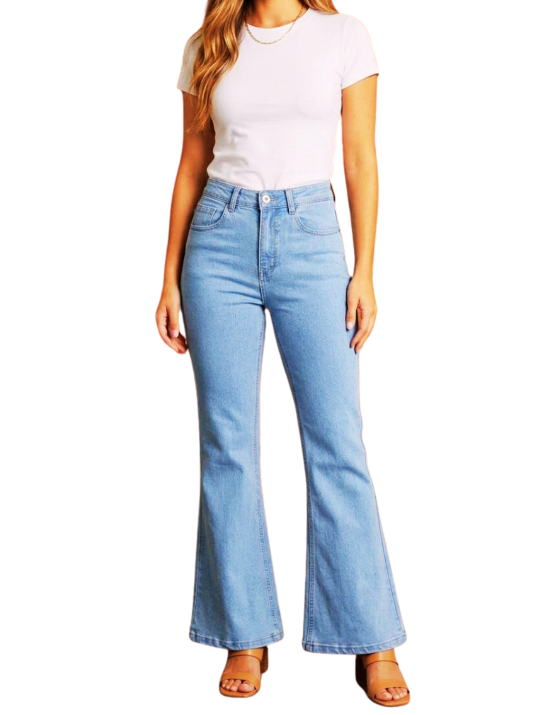Jerry ice blue bootcut jeans