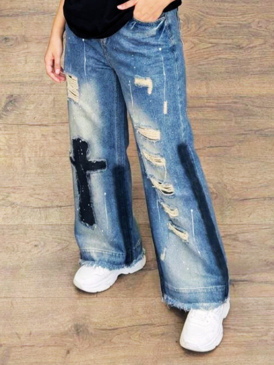 Plus ribbed jeans