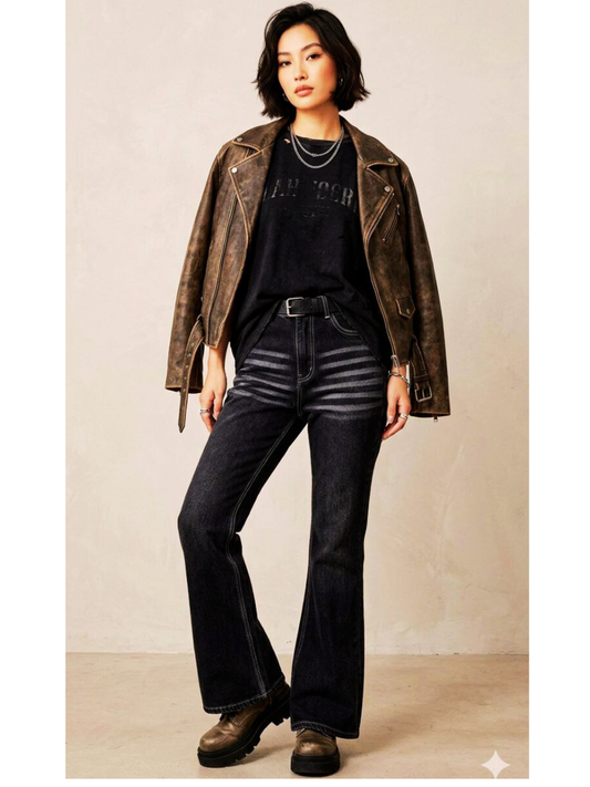 Jerry Black bootcut jeans