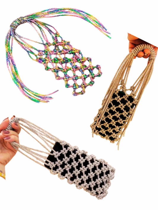Shiny crouched bags