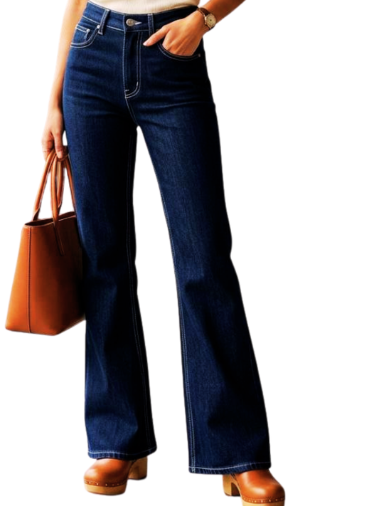 Jerry navy  blue bootcut jeans