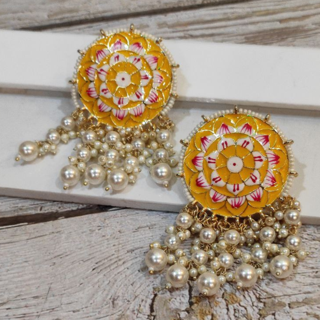 BHADO YELLOW EARRING