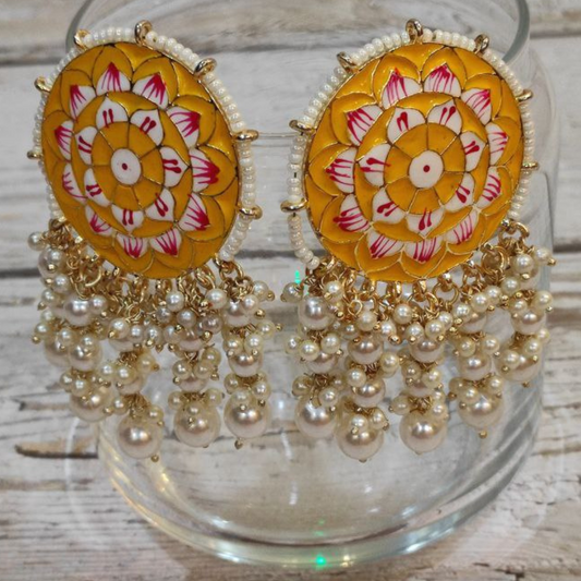 BHADO YELLOW EARRING