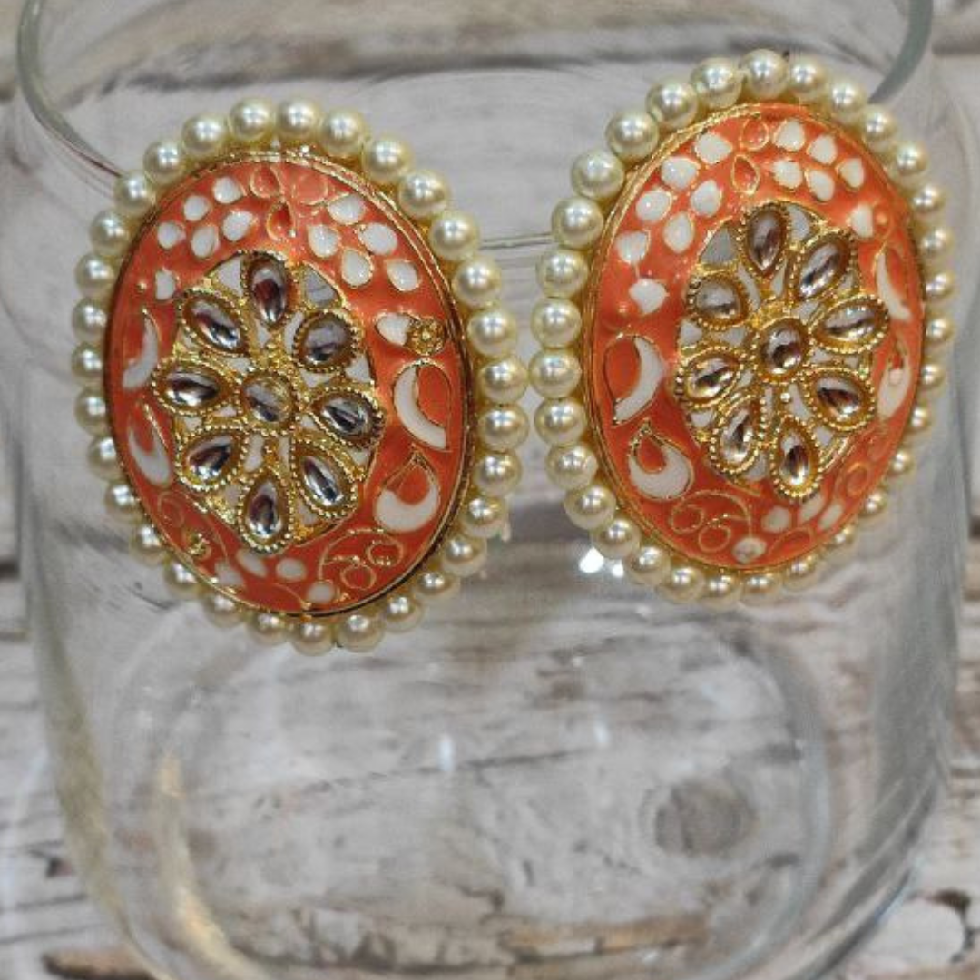 CHOTA BHIM ORANGE STUD EARRING