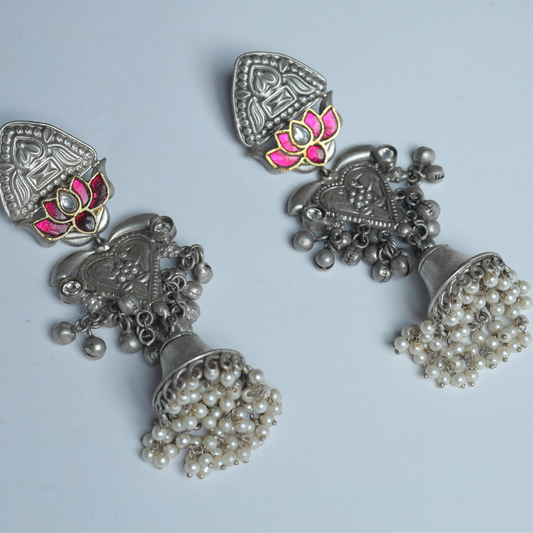 SHIVKARI PINK EARRING