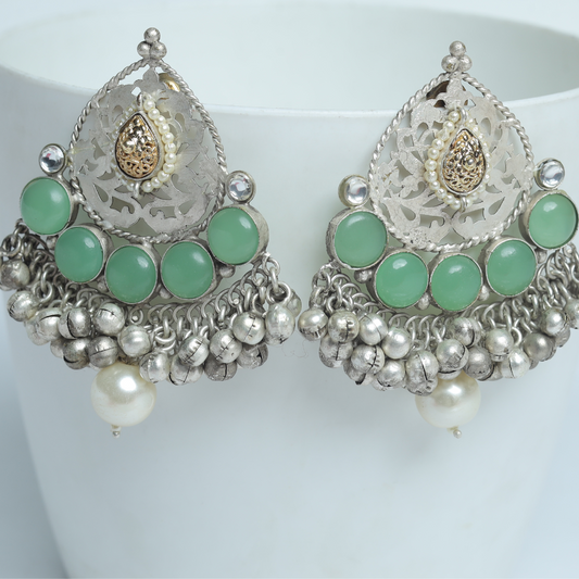VARENYA MINT GREEN EARRING