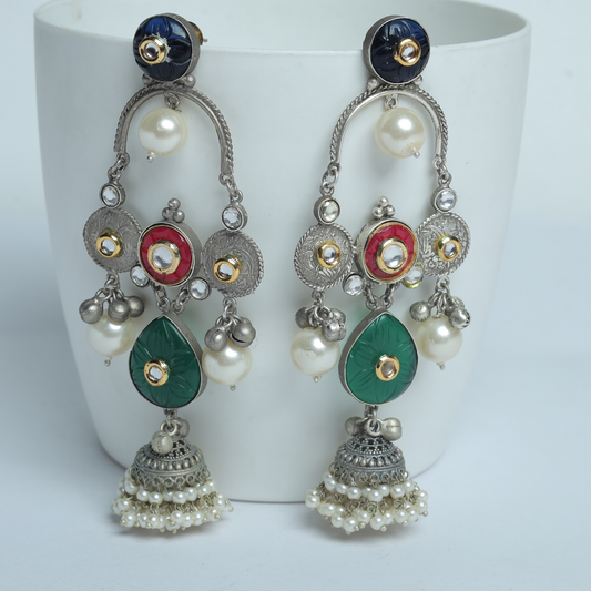 PATAKA BLUE-GREEN EARRING