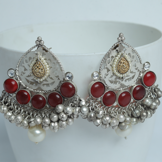 VARENYA RED EARRING