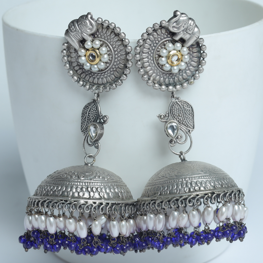 GAJPATI BLUE JHUMKA