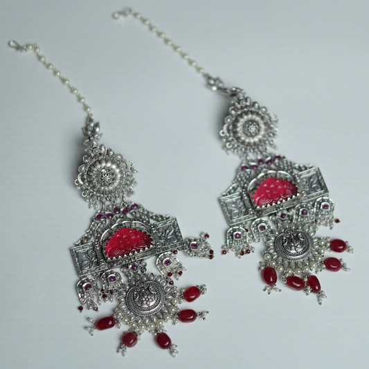 JANSHER RED EARRING