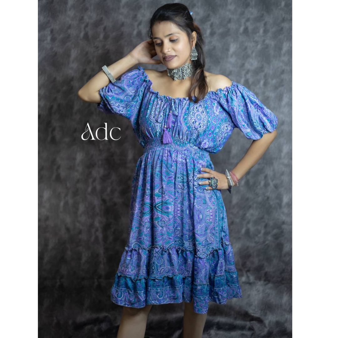 ANGELINA LAVANDER DRESS