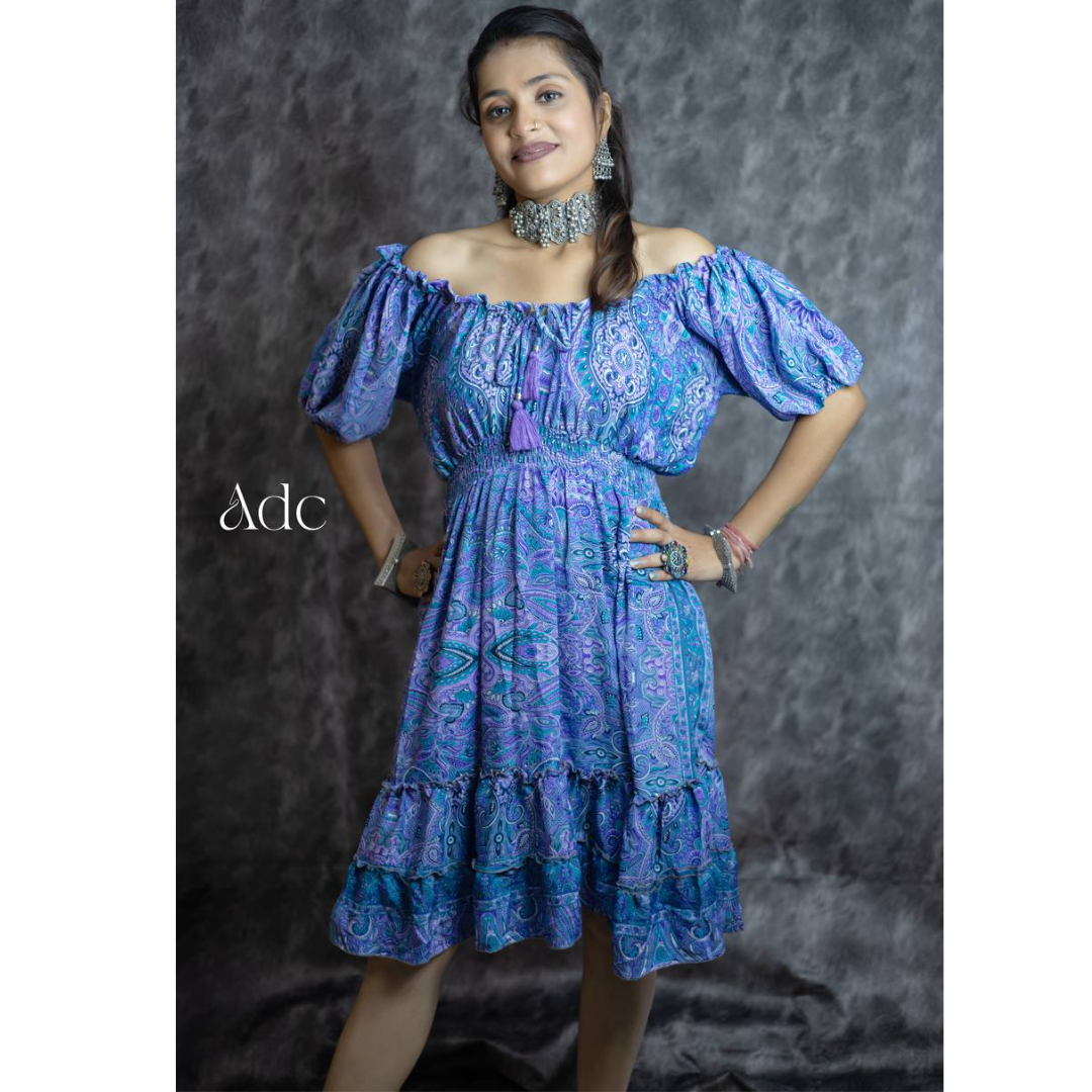 ANGELINA LAVANDER DRESS