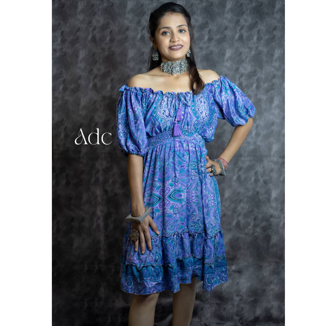 ANGELINA LAVANDER DRESS
