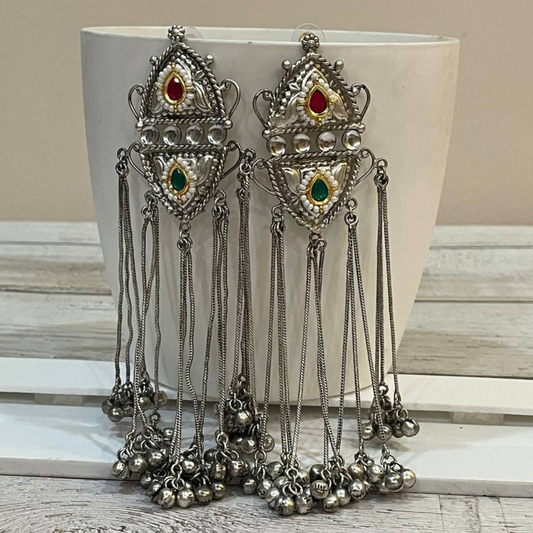SHAJADA SILVER EARRINGS