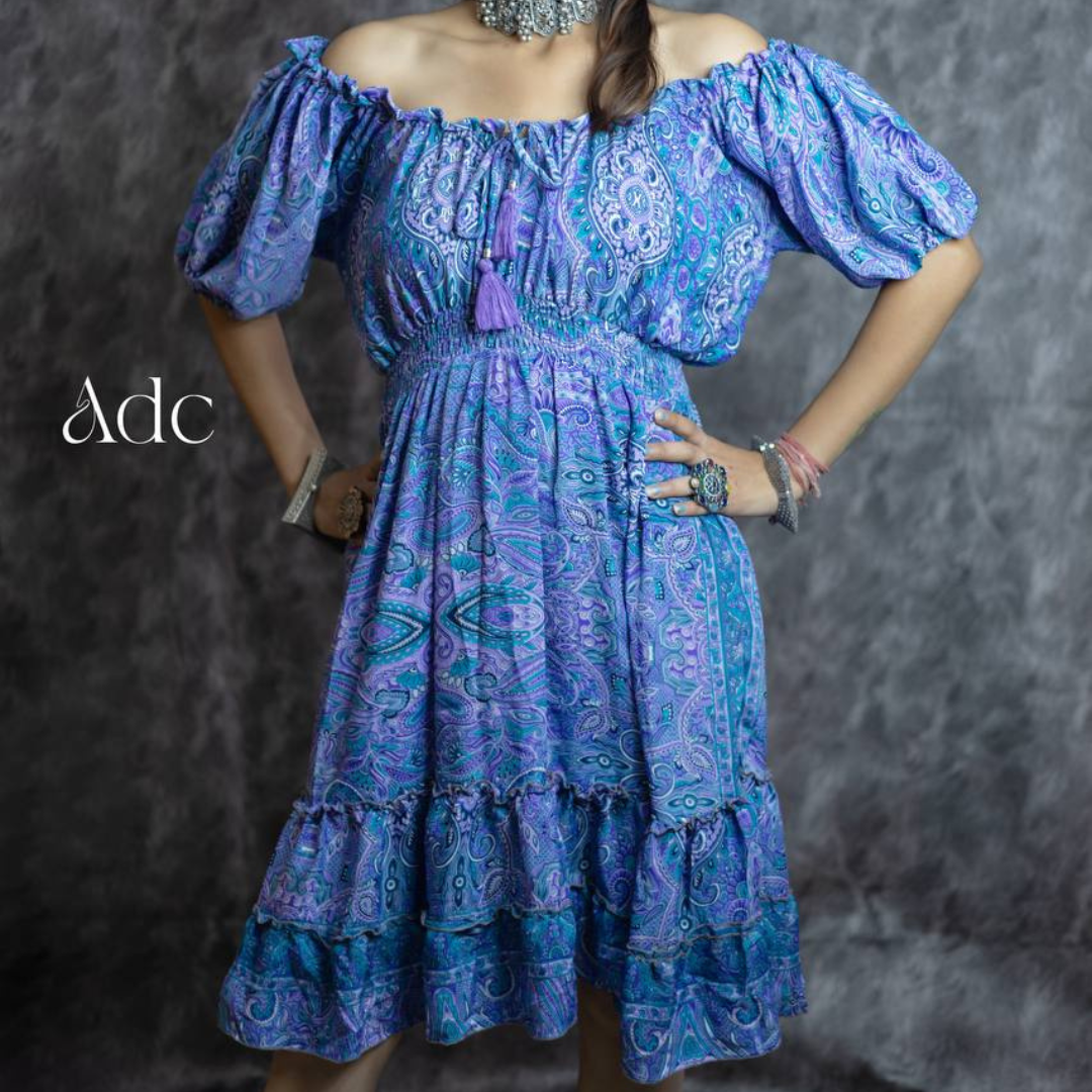 ANGELINA LAVANDER DRESS