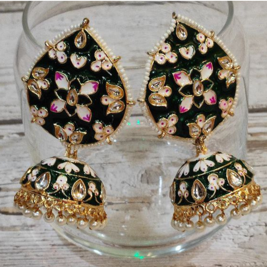 SONAM GREEN EARRING