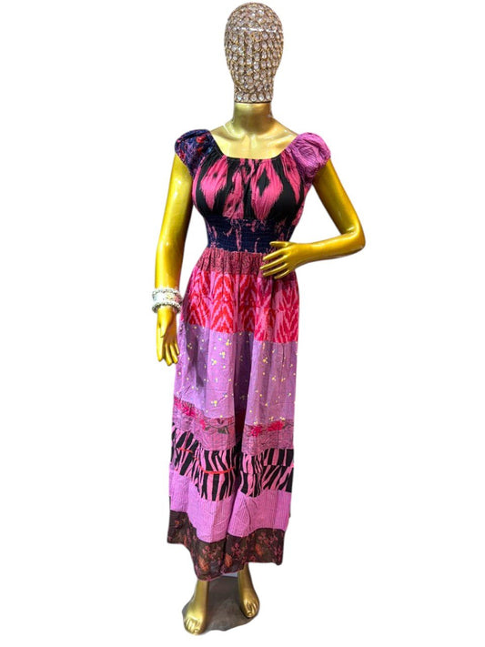 Rooh Pink middie dress