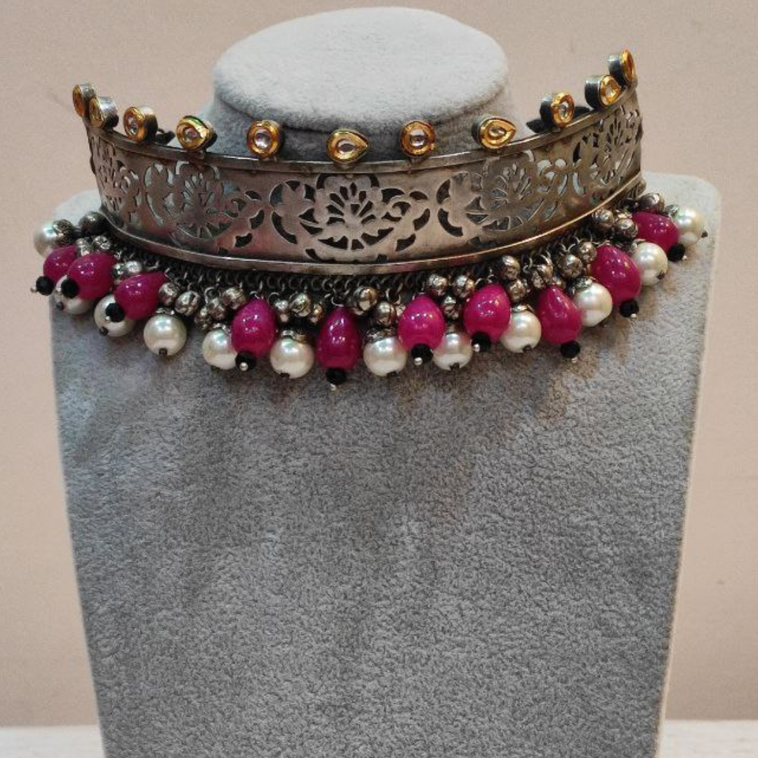 RONAK PINK NECKLACE