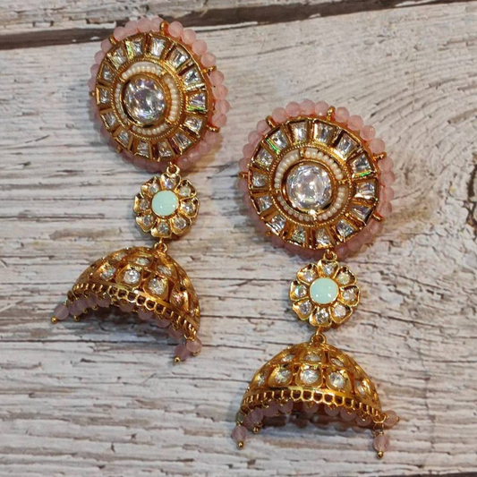 SHAHHI-HUSAN PINK EARRING