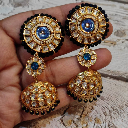 SHAHHI-HUSAN BLUE EARRING