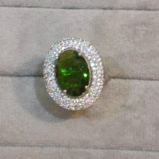 MOON GREEN RING