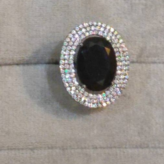 MOON BLACK RING