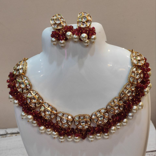 TYAANI KUNDAN CHARVI NECKLACE